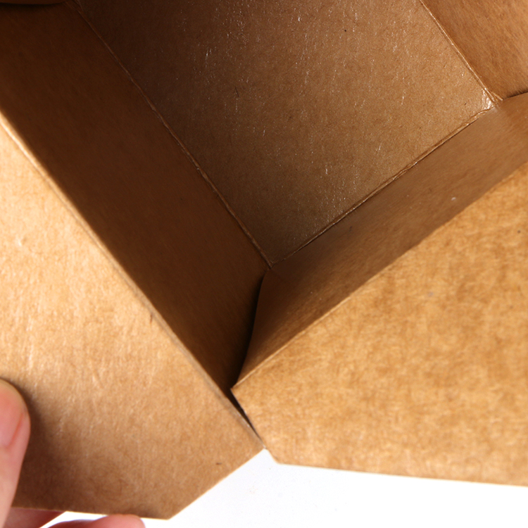 greaseproof waterproof fast food container take away food packaging paper salad box for food