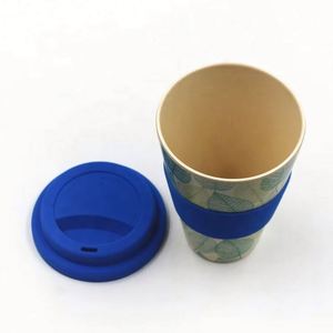 Botella de Agua Ecológica con Impresión Completa, Taza de Café Reutilizable de Fibra de Bambú Personalizable al por Mayor - Product Image 2