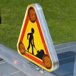 لوحة قيادة من الألومنيوم مخصصة مركبة مركبة من أجل السلامة وتحذير شمسي على الطريق سعر علامة إنشاء الطرق - Product Image 2