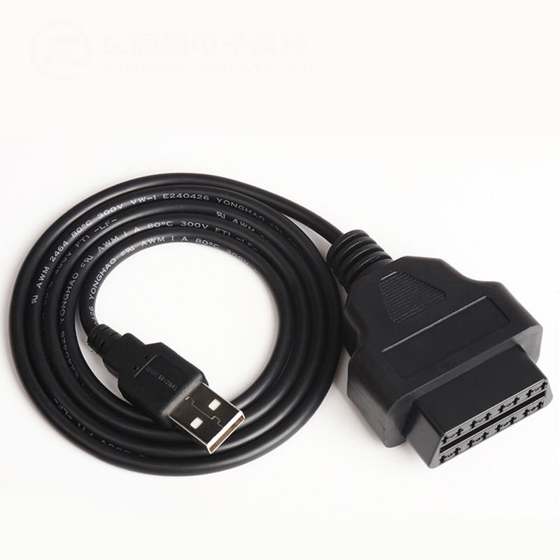 OBD2 female to USB connection cable car trip computer OBD adapter cable GPS cable