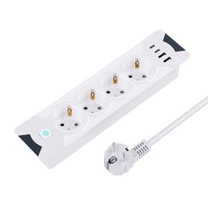 Enchufe de escritorio integrado, nuevo producto, de 2M Cable, salidas de 4AC, tira de extensión <span class=keywords><strong>oculta</strong></span> con enchufe multifunción de 2M y 1 de 2 canales - Product Image 2
