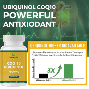 Cápsulas Blandas de CoQ10 de 1000mg, Marca Privada OEM ODM, Alta Potencia, Mejor Absorción, Promueven la Salud del Corazón y la Producción de Energía - Product Image 3