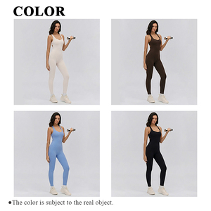 <span class=keywords><strong>Venka</strong></span> JS904 Mono deportivo para mujer, de tacto fresco, cintura alta, efecto levantamiento de glúteos, leggings ajustados, espalda cruzada, transpirable, de secado rápido, con diseño hueco - Product Image 3