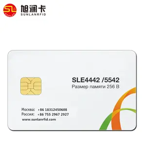 Smart Card in PVC a banda magnetica con stampa di carte IC di contatto di dimensioni personalizzate di alta qualità