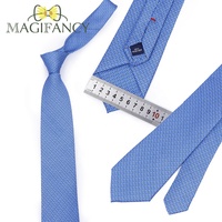 57 Farben Jacquard Striped Plaid Paisley Krawatte 7,5 cm Polyester Männlich Schmale Krawatte Skinny Smoking Anzug Shirt Geschenk für Männer Zubehör