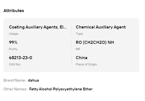 Suministro de Fábrica: Éter de Polioxietileno de Alcohol Graso AEO-3/7/9 para Detergentes de Limpieza (Materia Prima) - Product Image 6