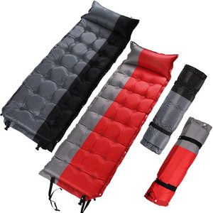 Colchoneta Inflable Automática Individual para Acampar al Aire Libre con Almohada, Portátil, Impermeable, Resistente a la Humedad, de Tela de Poliéster - Product Image 3
