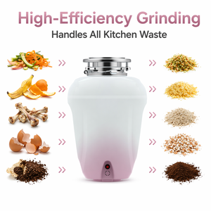 Dissipatore di Rifiuti Alimentari OEM Personalizzato, Elettrico 550W 1 HP, Tecnologia Multigrind, Compatto, Anti-Vibrazione, in Acciaio Inox per <span class=keywords><strong>Lavello</strong></span> da <span class=keywords><strong>Cucina</strong></span> - Product Image 1