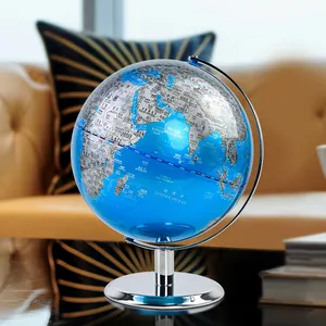 20厘米桌面办公配件地球仪批发碲陆地亚克力木星装饰物品礼品世界地球仪玩具