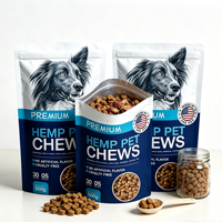 Sac d'alimentation pour animaux de compagnie recyclable, résistant à l'humidité, pour aliments humides pour chats (grains/vapeur), produit phare d'usine