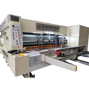 Machine automatique d'impression, de découpe et de rainurage pour boîtes à pizza en carton ondulé - Product Image 1