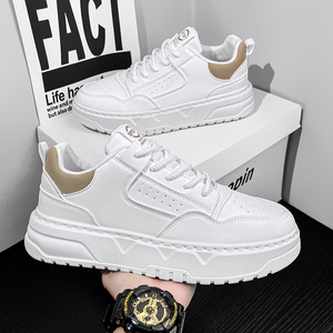 <span class=keywords><strong>Sneakers</strong></span> da <span class=keywords><strong>Uomo</strong></span> di Alta Gamma 2025, Scarpe Chunky con <span class=keywords><strong>Suola</strong></span> Spessa per Aumentare l'Altezza, Nuova Collezione Primavera in Nero e Bianco - Product Image 6