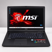 Ordinateur portable de jeu haute performance pour MSI GP72MVR I7-7700HQ 16 Go de RAM 256 Go SSD GTX 1060 (6 Go) 17 pouces Ordinateur portable pour étudiants