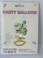 Kit de ballons Bobo en latex pastel motif cheval pour poussette, emballage en carton, pour décoration de fête de baby shower