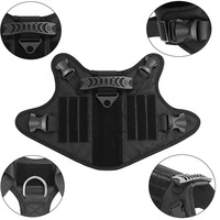 Harnais tactique pour chien de luxe, taille moyenne, pour l'entraînement en extérieur, gilet camouflage à dégagement rapide avec détails en dentelle, en nylon – Vente chaude