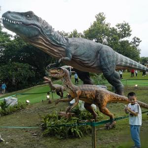 Modèle de dinosaure Tyrannosaurus réaliste animatronique en métal, télécommandé, tailles personnalisables, pour jardin, centre commercial, <span class=keywords><strong>parc</strong></span> d'aventure - Product Image 3