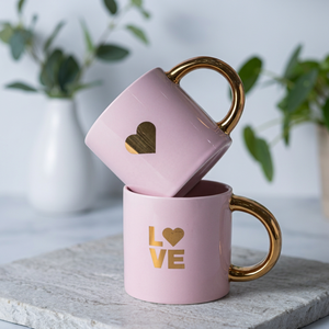 Ensemble de tasses à café en céramique personnalisées classiques Mr et Mme, cadeaux de la Saint-Valentin, vente en gros, tasses à thé promotionnelles pour couples, compatibles lave-vaisselle - Product Image 2