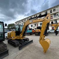 Excavatrice d'occasion Caterpillar CAT306E2 d'origine, 6 tonnes, matériel de construction, peinture non finie, mini-excavatrices Cat d'occasion