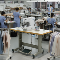 Machine à coudre automatique 430D pour la pose de boutons, la pose d'œillets, la couture de boutonnières, la surpiqûre et la couture de motifs, haute vitesse