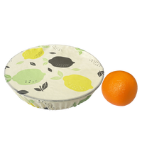 Housse de bol en cire d'abeille lavable et réutilisable, en tissu ciré, pour BSCI LFGB