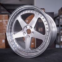 Nouvel ensemble de 3 jantes en alliage d'aluminium forgé de 15, 16, 17, 18, 19, 20, 21, 22, 24, 26, 28, 30 pouces. Roues de Voiture