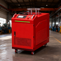 Machine de nettoyage au laser 3000W pour le nettoyage des façades de maisons et de bâtiments, dérouillage de l'acier, élimination de l'oxydation