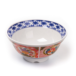 Bol rond réutilisable en mélamine, 7.2 pouces, imprimé de fleurs, résistant à la <span class=keywords><strong>casse</strong></span>, 1 pièce - Product Image 1