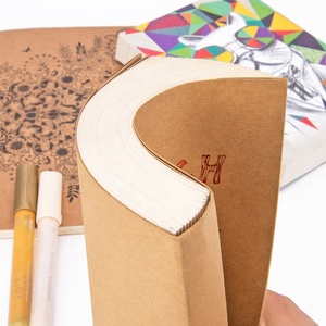 A4/A5 Sketchbook Màu Nước Bìa Cứng Nghệ Thuật Sketchbook Vẽ Kraft Bìa Notebook100GSM Giấy/120 Sheets - Product Image 6
