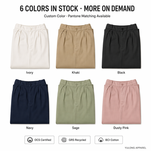 <span class=keywords><strong>Pantaloni</strong></span> <span class=keywords><strong>Palazzo</strong></span> da Donna Personalizzati OEM all'Ingrosso, <span class=keywords><strong>a</strong></span> Vita Alta, con Elastico Posteriore, Gamba Larga Plissettata, Casual da Ufficio, <span class=keywords><strong>Lunghi</strong></span> - Product Image 2