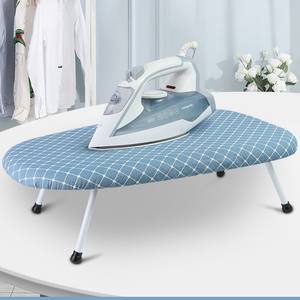 Tabla de planchar rectangular plegable de pie con funda para organizar la ropa - Product Image 2