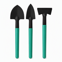 Nouvel ensemble d'outils de jardinage en plastique HYTD OEM de dix pièces avec pelle, râteau, houe, sécateur, arrosoir - Outils de jardin multifonctionnels