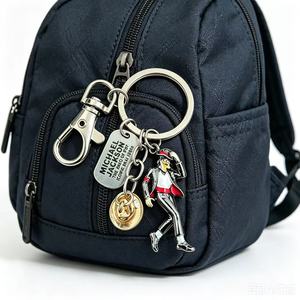 Llavero 3D de aleación de Michael Jackson con colgante y placa de identificación para mochila - Product Image 2