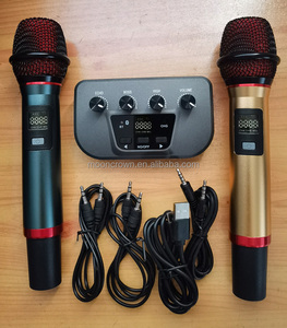 2024 Mới Không Dây Xe FM Microphone Karaoke Xách Tay <span class=keywords><strong>Card</strong></span> Âm Thanh Microphone Mic Cho Xe Bên Nhà Android iPhone PC Điện Thoại thông minh - Product Image 5