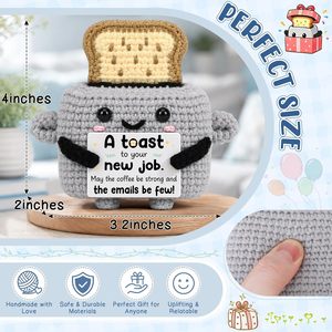 <span class=keywords><strong>Cadeau</strong></span> de <span class=keywords><strong>départ</strong></span>/fin de contrat - Décoration de bureau artisanale au design amusant pour collègues, chef, fille - Bonne chance, nouveaux départs - Product Image 2