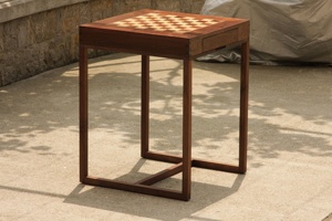Étagère <span class=keywords><strong>de</strong></span> <span class=keywords><strong>rangement</strong></span> en bois avec tiroir, table d'échecs pliable, organisateur pour pièces <span class=keywords><strong>de</strong></span> jeu et meubles <span class=keywords><strong>de</strong></span> <span class=keywords><strong>jeux</strong></span> <span class=keywords><strong>de</strong></span> société - Product Image 4