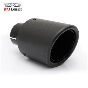Puntas de escape personalizadas de fibra de carbono universales para mercedes-benz E250 E300 BMW 325 340 350 <span class=keywords><strong>AUDI</strong></span> A3 <span class=keywords><strong>A4</strong></span> A5 puntas de escape de rendimiento - Product Image 2