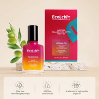 Sérum capillaire à l'huile d'argan pure biologique Ecolchi 60 ml - Huile essentielle nourrissante et lissante pour tous les types de cheveux