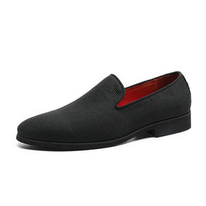 Chaussures en velours à enfiler de luxe pour hommes, chaussures de soirée, chaussures de danse, chaussures de mariage en daim, taille <span class=keywords><strong>plus</strong></span> 7-13 - Product Image 4