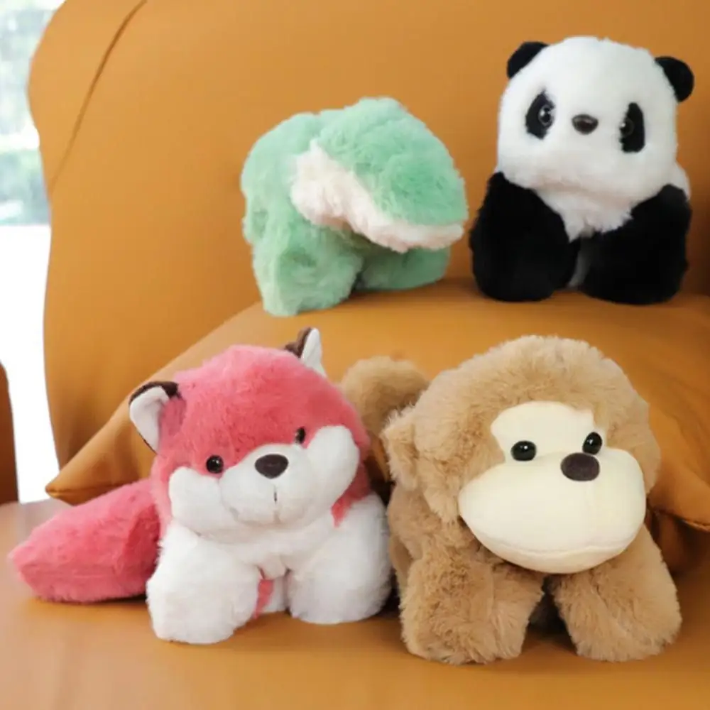 Cute Cartoon Animal Plush Dolls Soft Stuffed Toys With Clap Circle Panda Dog Plushies Bracelet Series Toy For Kids Children Gift