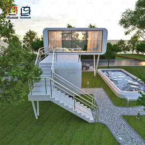 Nhà prefab khách sạn tương tự không gian con nhộng nhà táo prefab nhà - Product Image 3