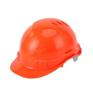 Casque de sécurité industriel orange en gros, meilleure qualité, casque de chantier personnalisable, directement de l'usine, en matériau HDPE pour le travail - Product Image 2