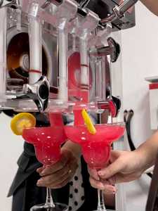 Thương mại ý mềm phục vụ Ice Cream Maker dọc 4 + 3 hương vị mềm máy làm kem nước dựa trên nguyên liệu - Product Image 5