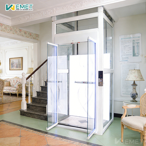 Домашний мини-лифт для 2, 3, 4 этажей с автоматической дверью, для установки внутри и снаружи помещений, для жилых вилл, малый домашний лифт, современный дизайн, TUV - Product Image 4