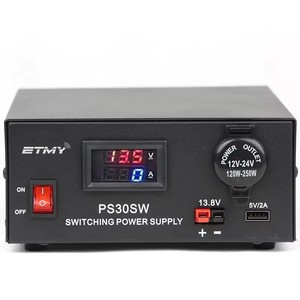 Alimentation à découpage PS30SW 30A avec écran LCD, convertisseur de puissance 220V vers 13.8V pour radio mobile - Product Image 1