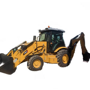 Pelle rétro Caterpillar 420F d'occasion, chargeuse-pelleteuse CAT 416e 430f - Product Image 1