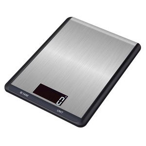 Stainless Steel Kitchen Scale Digital Display Rectangle Auto Shut Off Battery Powered For Cooking And Jewelry Weighing - Product Image 1