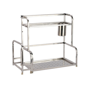 Spice Rack Hot Sale High Quality Stainless Steel Kitchen Tools Storage Shelf Season Shelves Spice Rack Stand Holder
