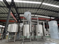 Équipement de Fermentation Industrielle de Bière, Cuve de Fermentation de Bière en Acier Inoxydable à Double Enveloppe 2000L 5000L, Grand Fermenteur de Brasserie