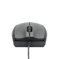 Fabricant chinois d'accessoires informatiques bon marché, souris optique USB noire durable