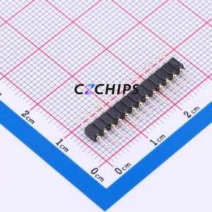 PZ200-1-13-Z-C Pin Header Through hole Component (THT),P=2mm Connector 1x13P 2mm 2mm Round Pin - Product Image 1